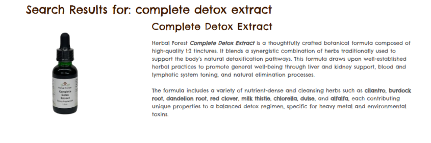 Complete Detox Extract