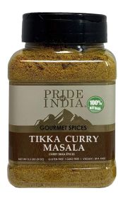 Pride of India ��� Tikka Curry Masala Seasoning Spice ��� Gourmet Curry Mix ��� Ideal for Vegetarian and Meat Dishes ��� Natural & GMO Free ��� Easy T