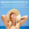 WoodSleep Sweet Mango Handcrafted Body Oil, Facial Skin Care Oil For Smoothing Fine Lines And Wrinkles Under Eyes