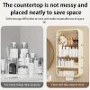 5 Tier Makeup Organizer for Vanity High-Capacity Bathroom Counter Organizer Perfume Organizers Hangable Cosmetic Organizer Display Cabinet Skincare St