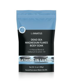 Pure Dead Sea Magnesium Flakes Clarity Soak – Relaxing & Replenishing 14oz Bath Soak – Infused with Eucalyptus, Rosemary, Peppermint (default: default)