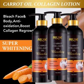AILKE Collagen Lightening Kit, Cleansing, Moisturizer, Hydration, Blemish Removal Cream, Antioxidant, Brightening Body Lotion (Color: 3pack Lotion)