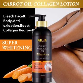 AILKE Collagen Lightening Kit, Cleansing, Moisturizer, Hydration, Blemish Removal Cream, Antioxidant, Brightening Body Lotion (Color: 500ML Lotion)